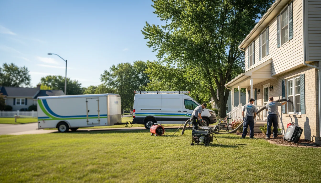 Flooded Basement Restoration And Cleanup With Repair in Afton, MN near me
